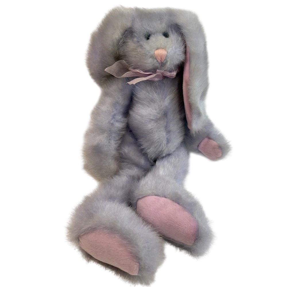 Sugarloaf Creations Lavender Purple Bunny‎ Plush Ribbon Easter Stuffed Animal